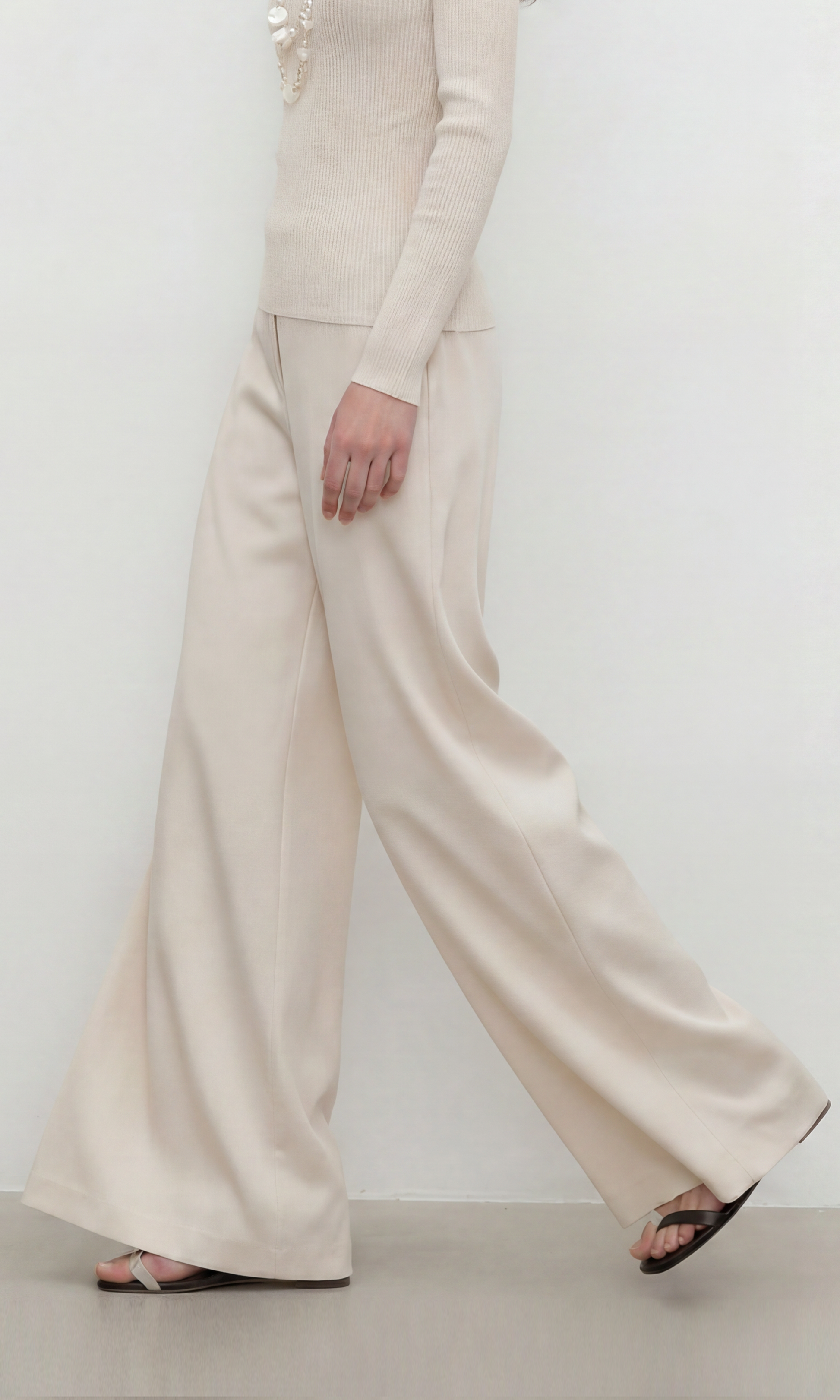 Halo Flow Trousers Mysto Cashmere