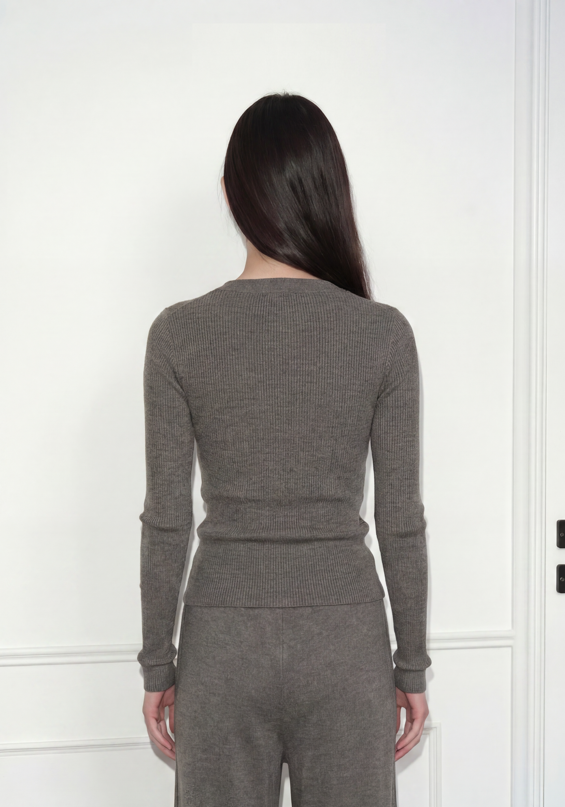 Essence Linea Scoop Top Mysto Cashmere
