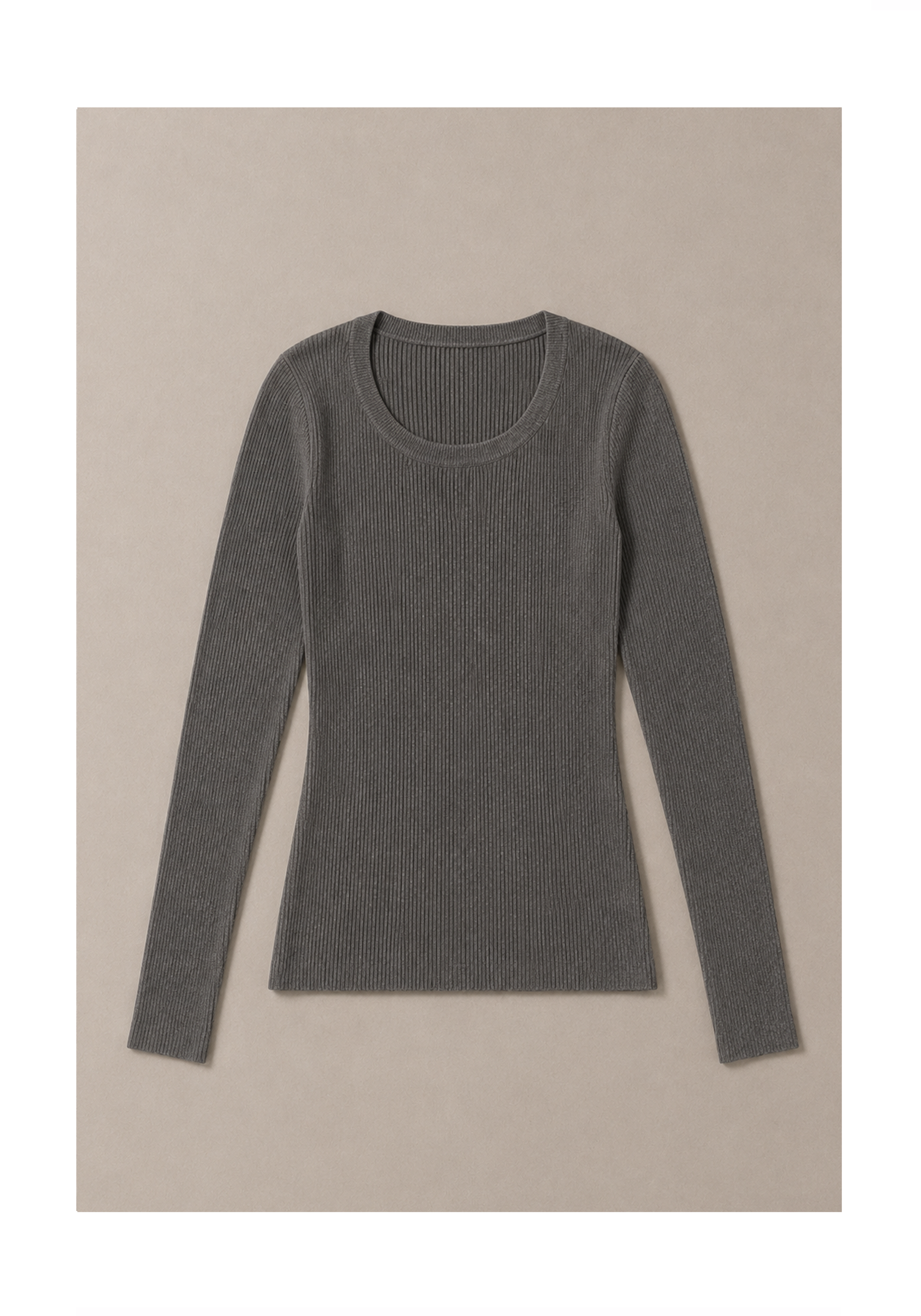 Essence Linea Scoop Top Mysto Cashmere