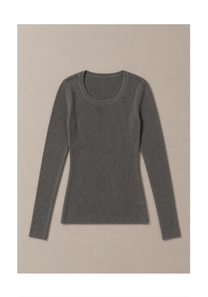 Essence Linea Scoop Top Mysto Cashmere