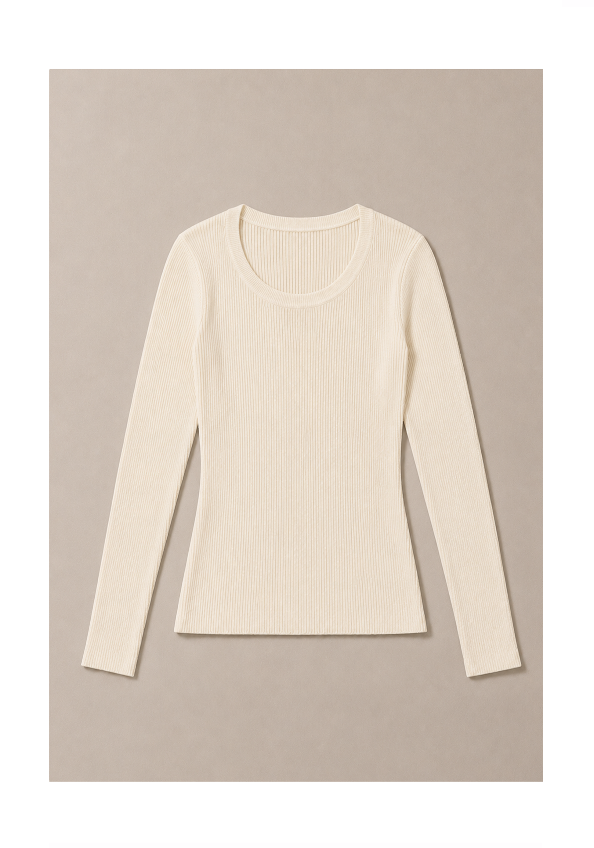 Essence Linea Scoop Top Mysto Cashmere