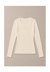 Essence Linea Scoop Top Mysto Cashmere