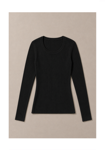 Essence Linea Scoop Top Mysto Cashmere
