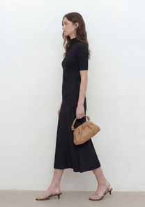 Linea Mock Neck Top Mysto Cashmere