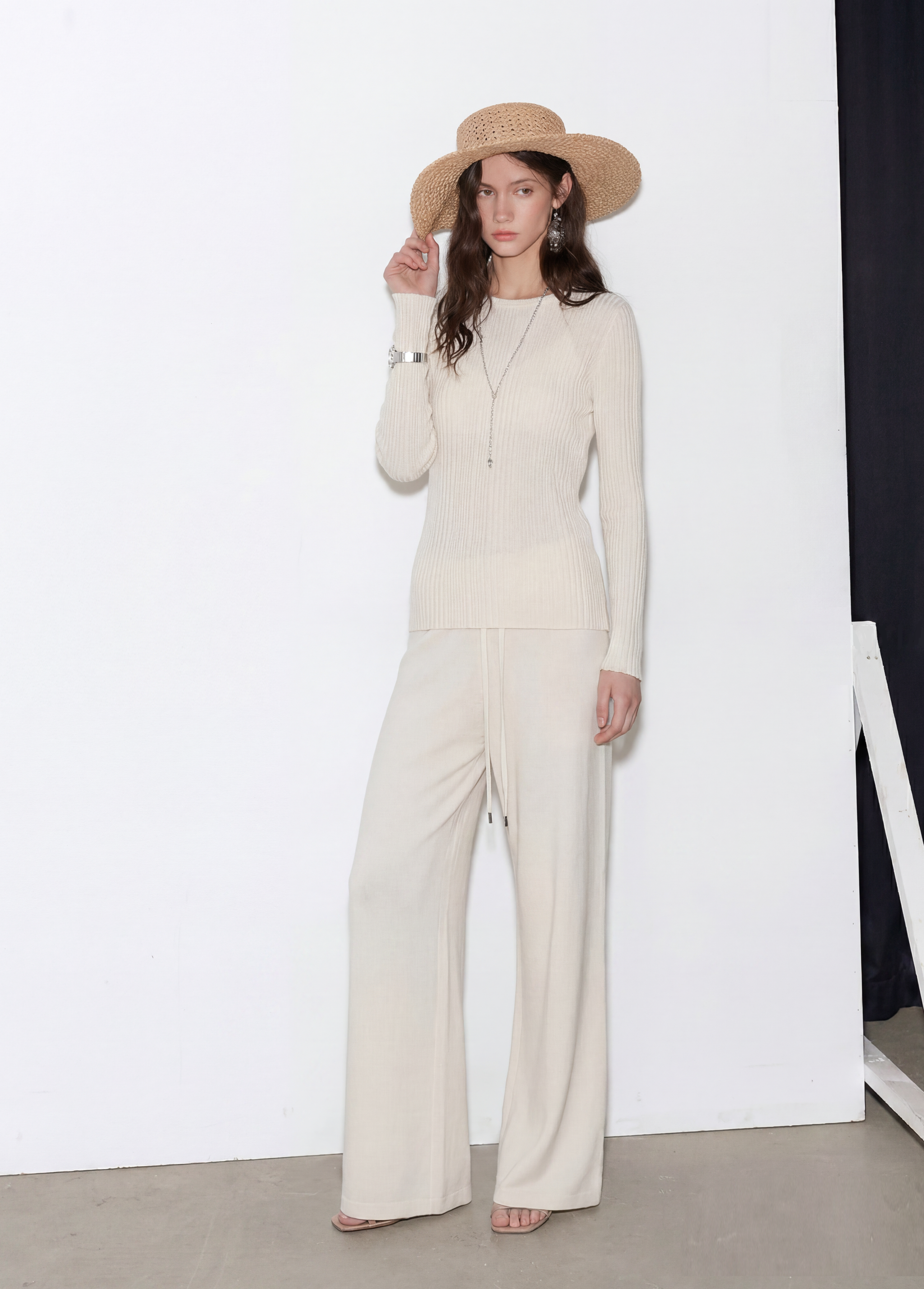 Linea Rib Sheer Top