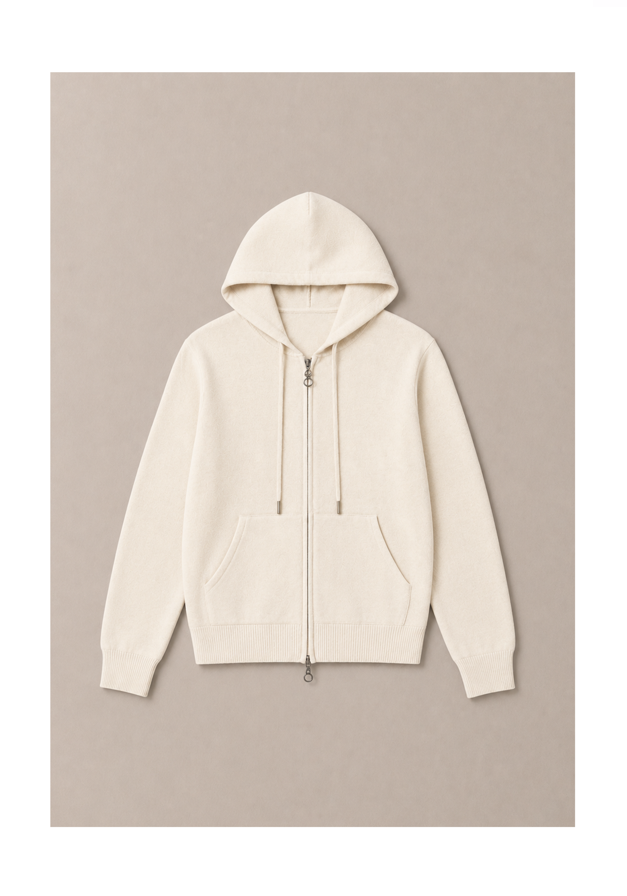 Noir Lounge Zip Hoodie Mysto Cashmere