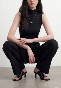 Form Side-Slit Top Mysto Cashmere