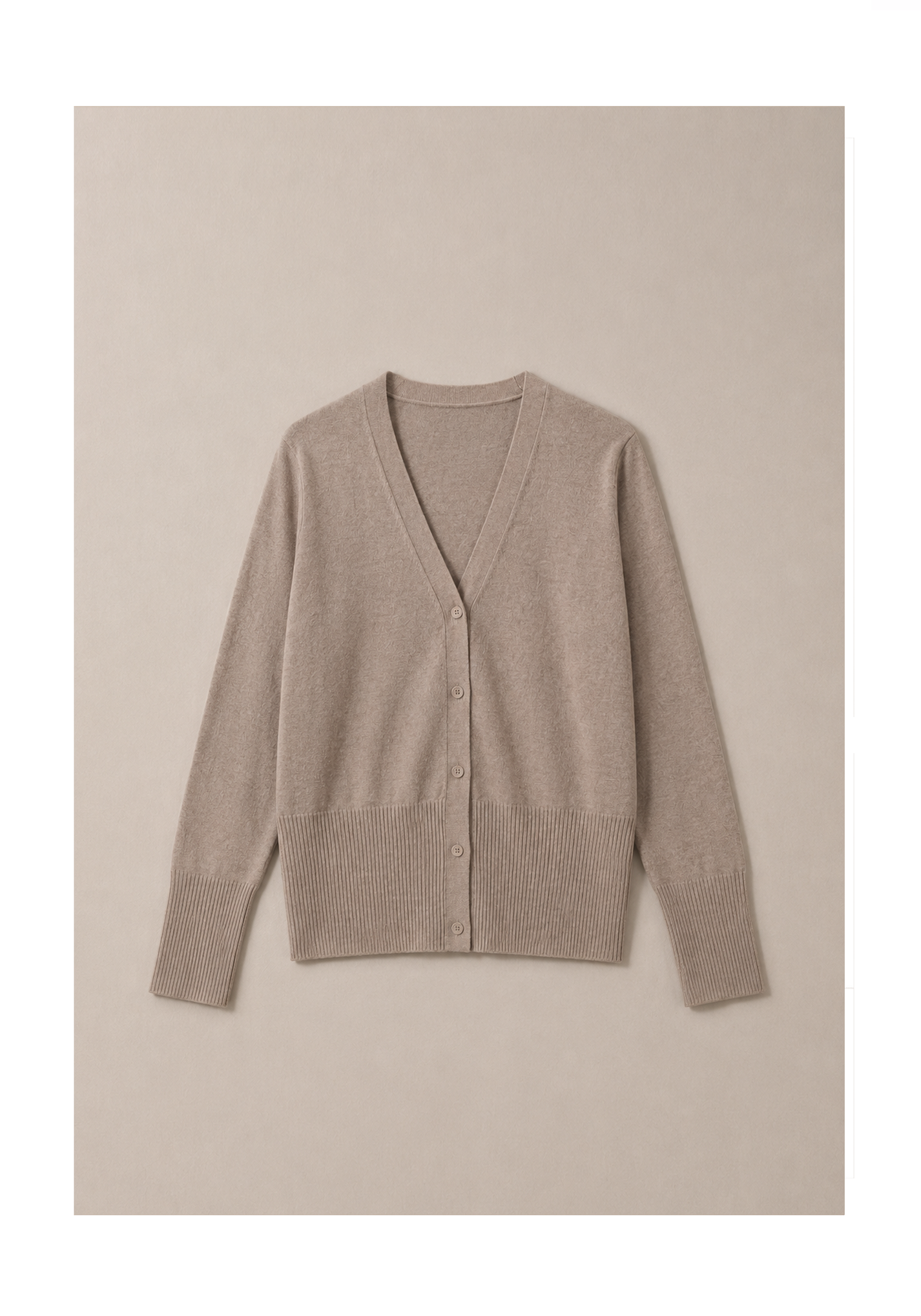 Veil V-Neck Cardigan Mysto Cashmere