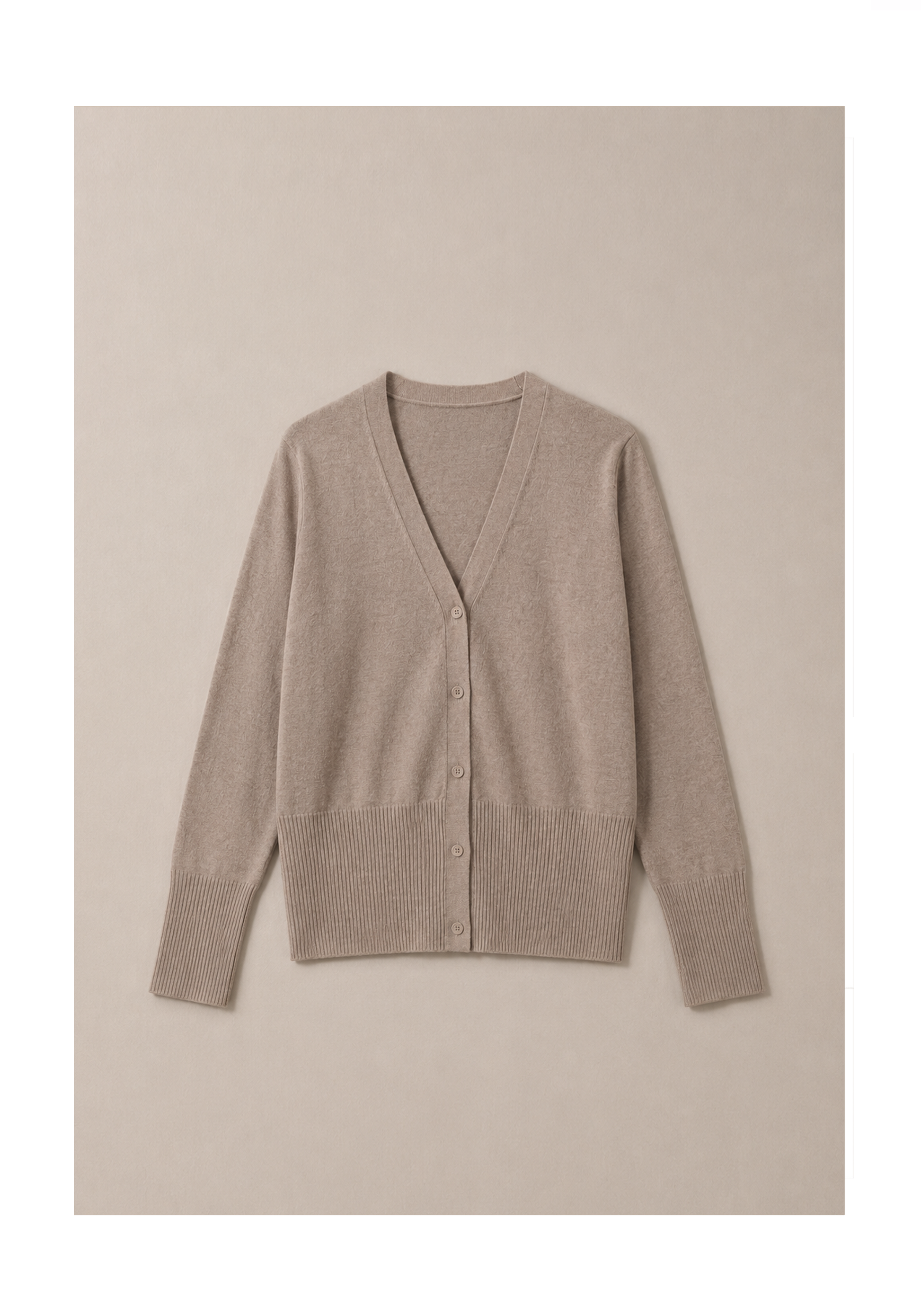 Veil V-Neck Cardigan Mysto Cashmere
