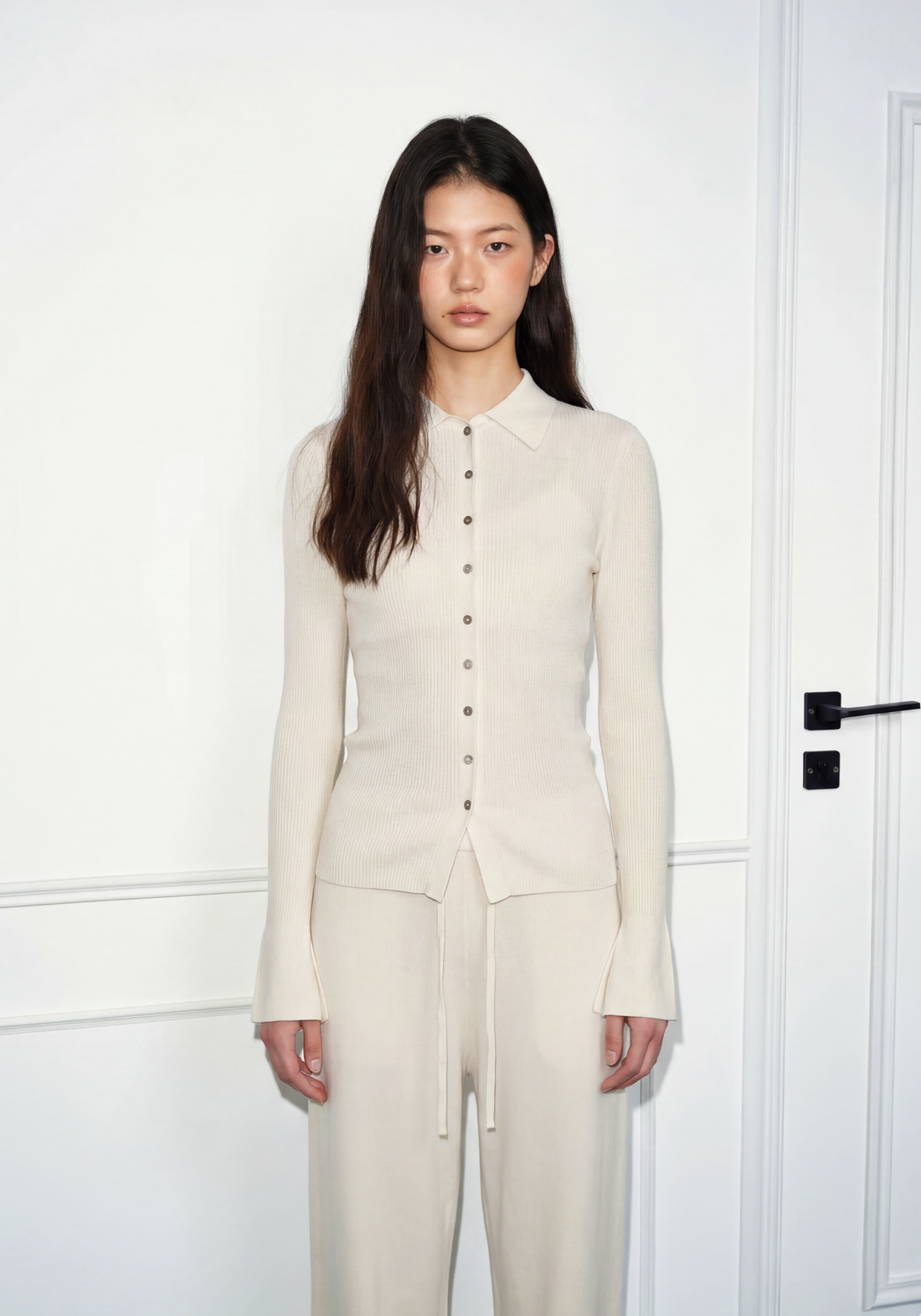 Form Collared Cardigan - A Mysto Cashmere