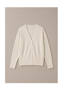 Veil V-Neck Cardigan Mysto Cashmere