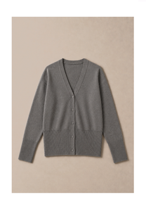 Mist V-Neck Cardigan Mysto Cashmere