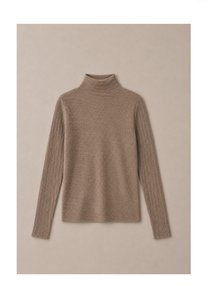 Form Flute Mock Neck Mysto Cashmere