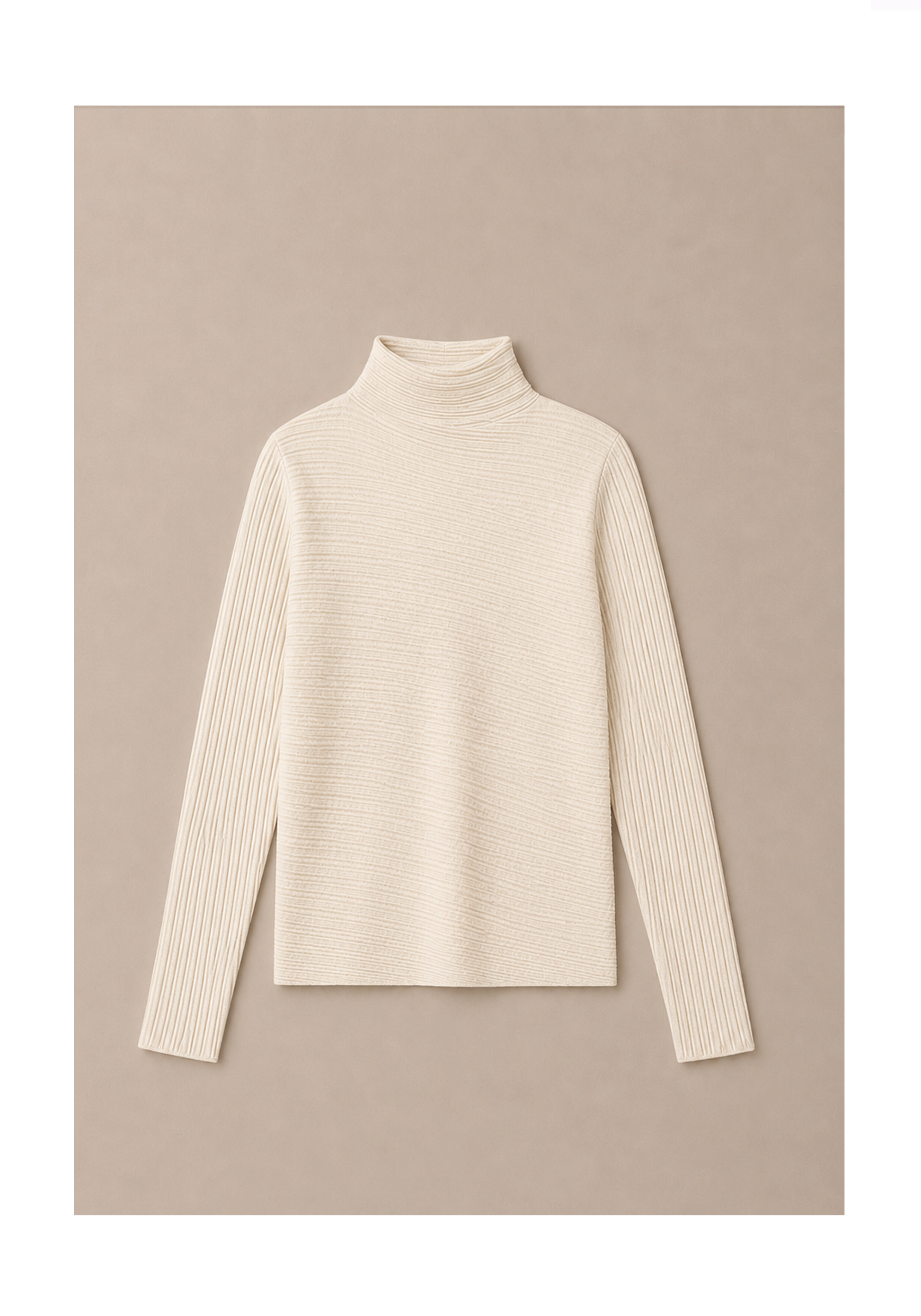 Form Flute Mock Neck Mysto Cashmere