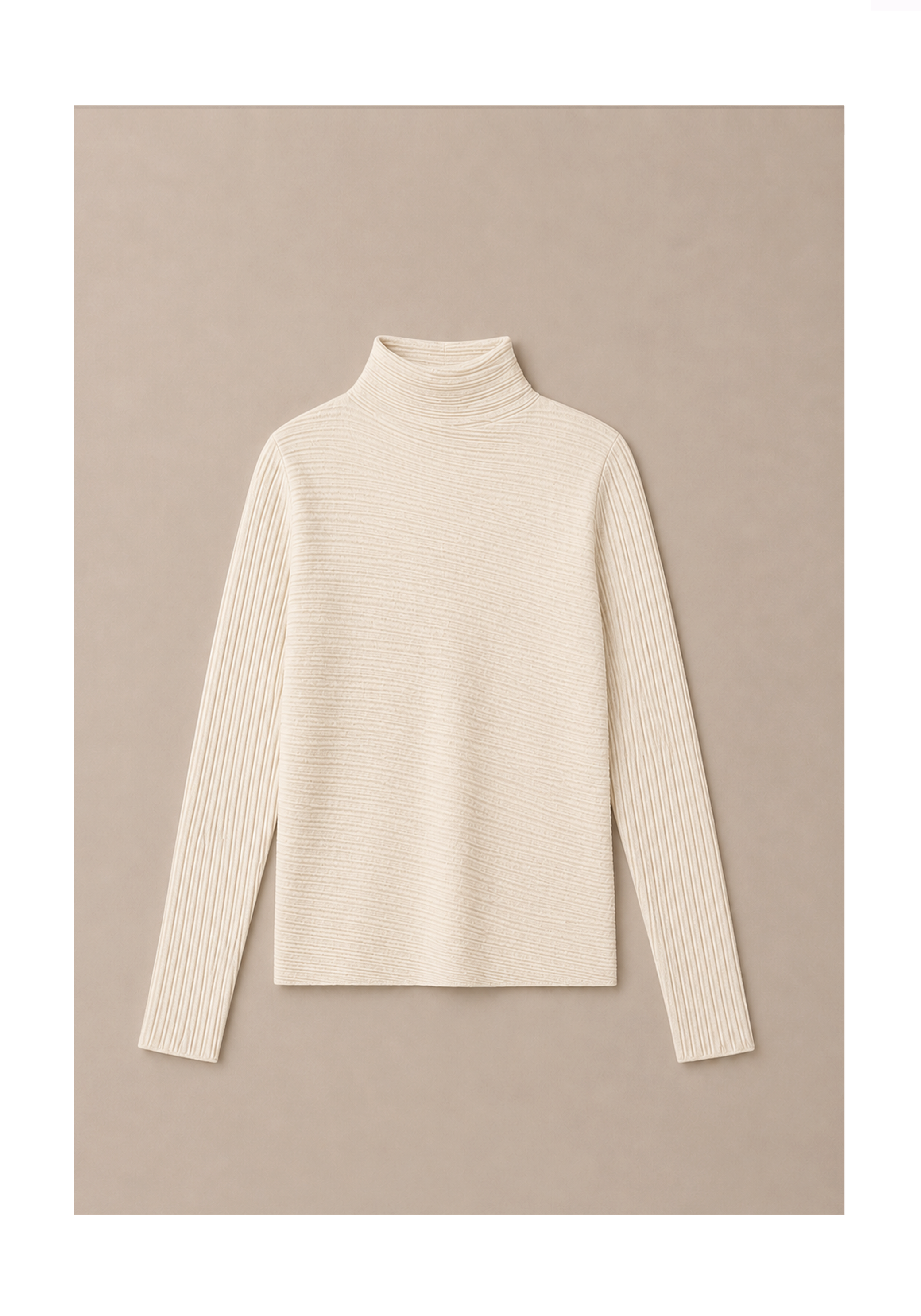 Form Flute Mock Neck Mysto Cashmere