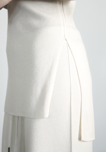 Form Side-Slit Top - Americano Mysto Cashmere