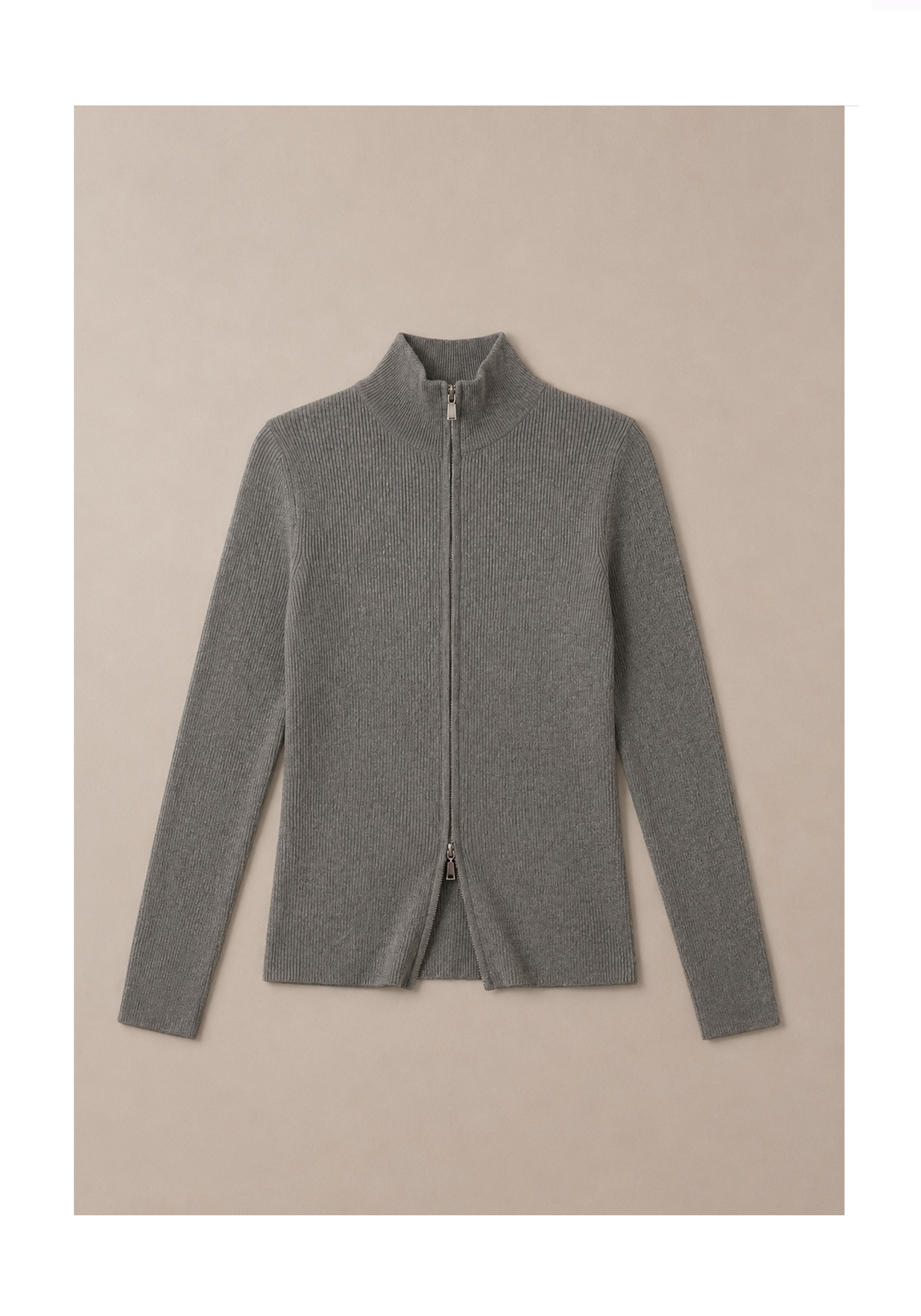Mist Dual Zip Jacket Mysto Cashmere