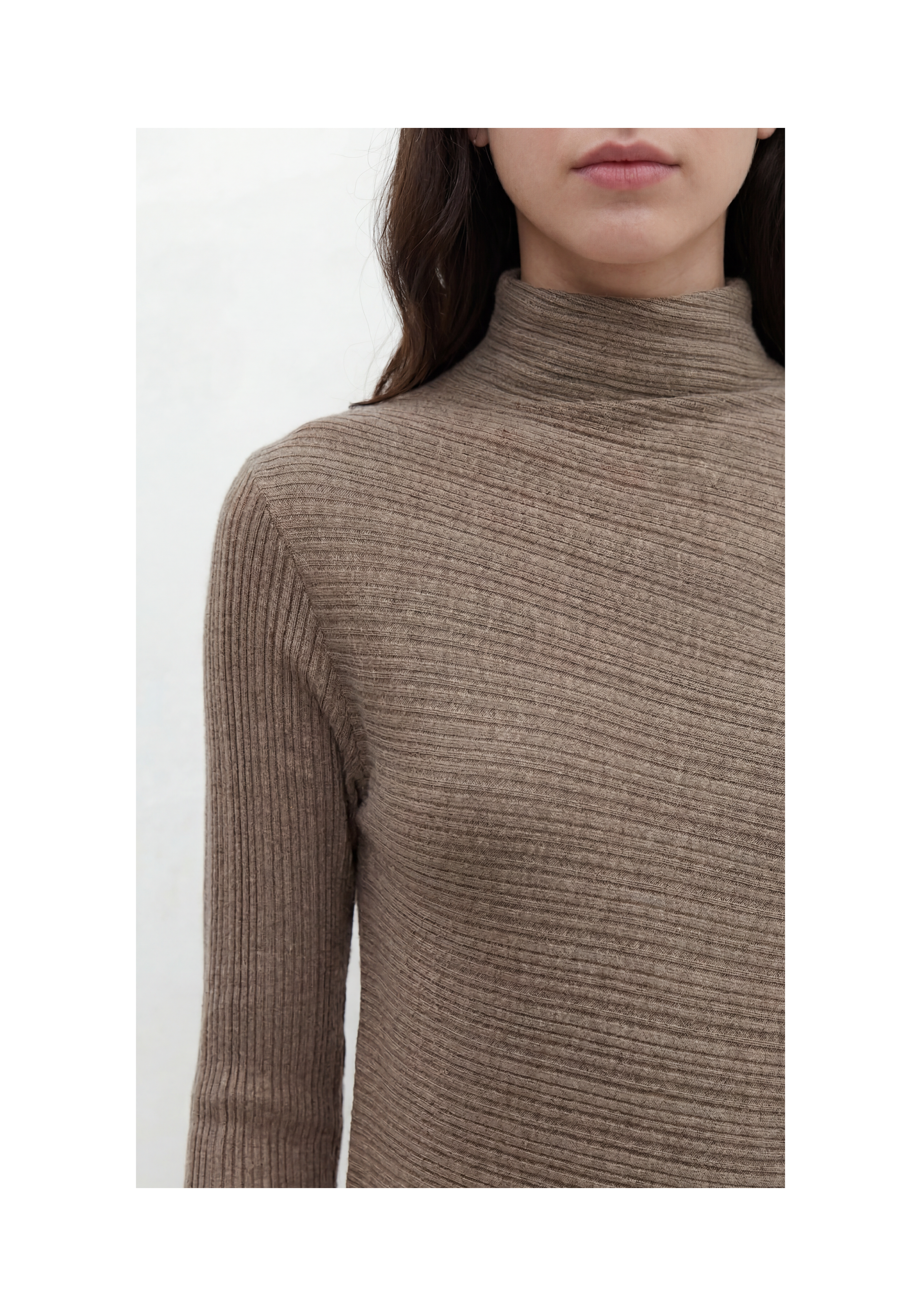 Linea Asymmetric Mock Neck