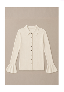 Linea Collared Cardigan Mysto Cashmere