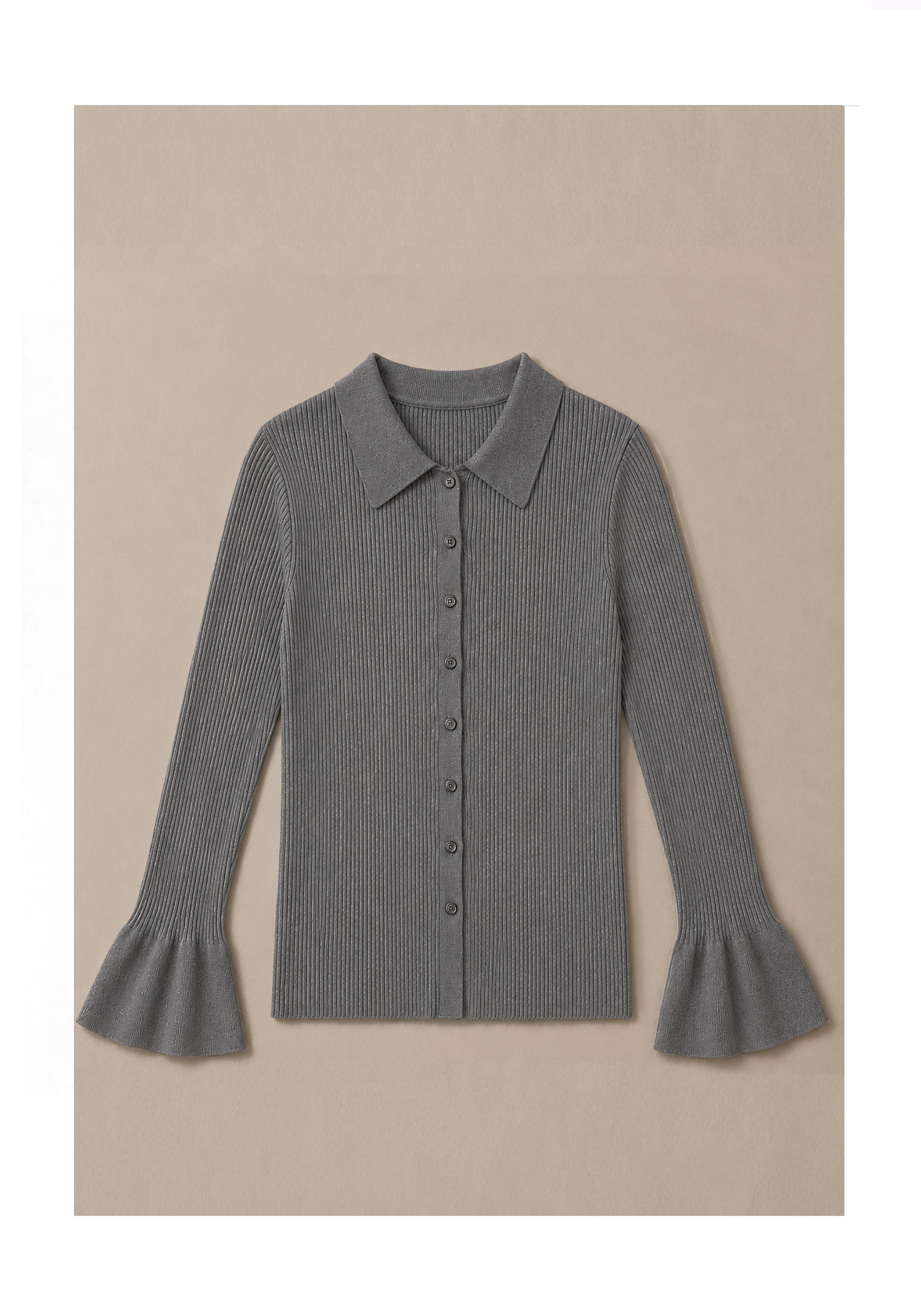 Linea Collared Cardigan Mysto Cashmere
