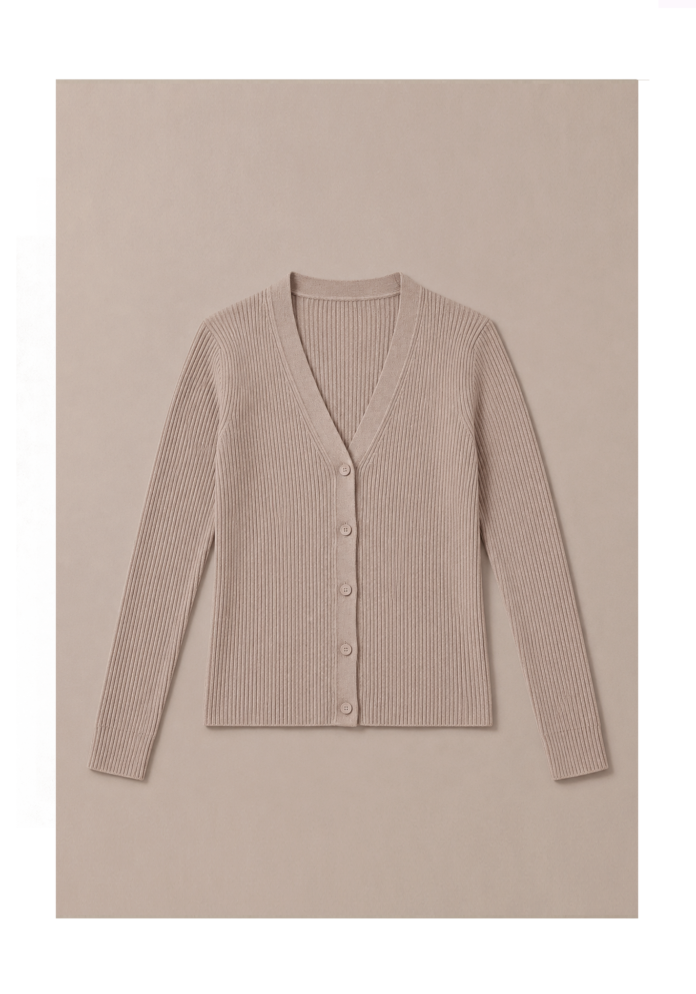 Linea V-Neck Cardigan Mysto Cashmere