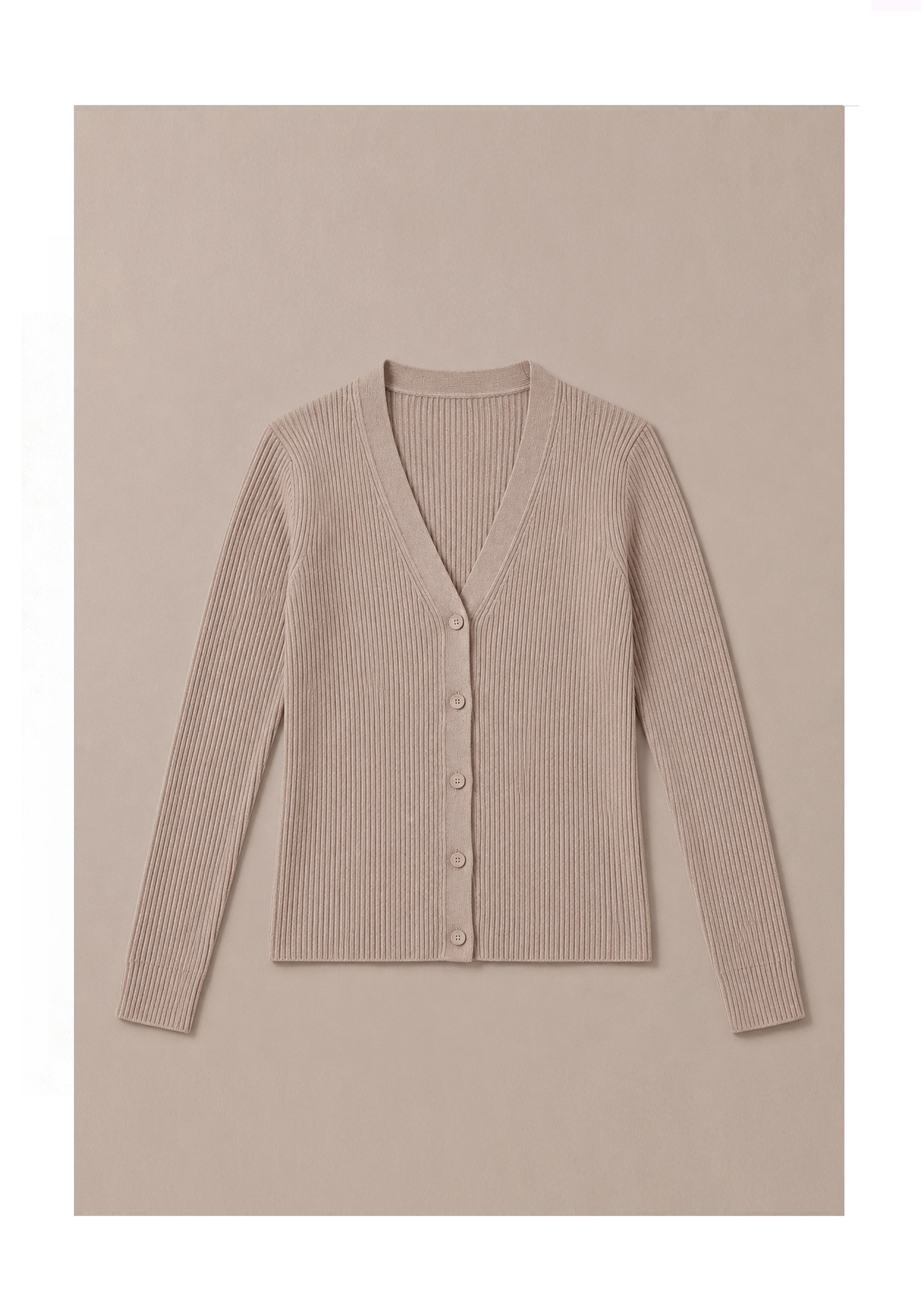 Linea V-Neck Cardigan Mysto Cashmere