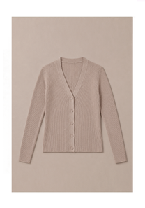 Linea V-Neck Cardigan Mysto Cashmere