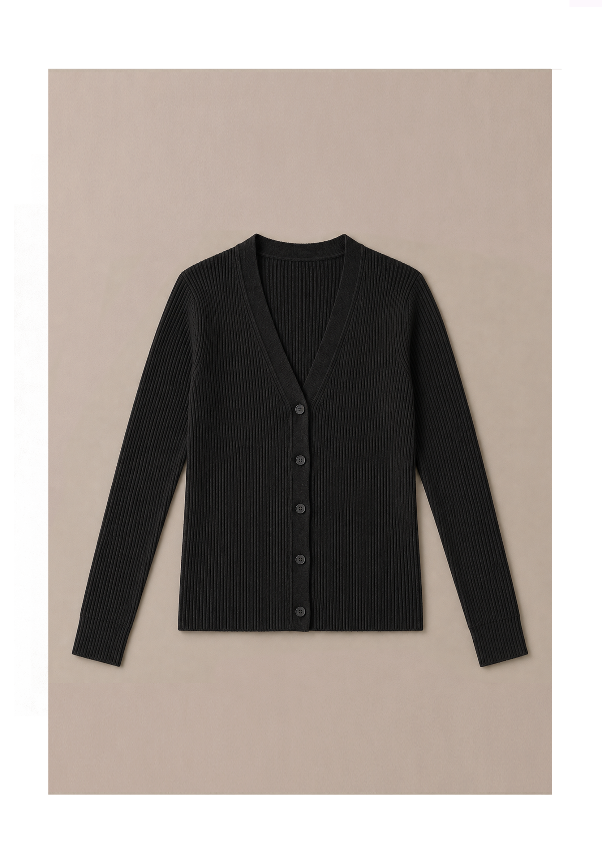 Linea V-Neck Cardigan Mysto Cashmere
