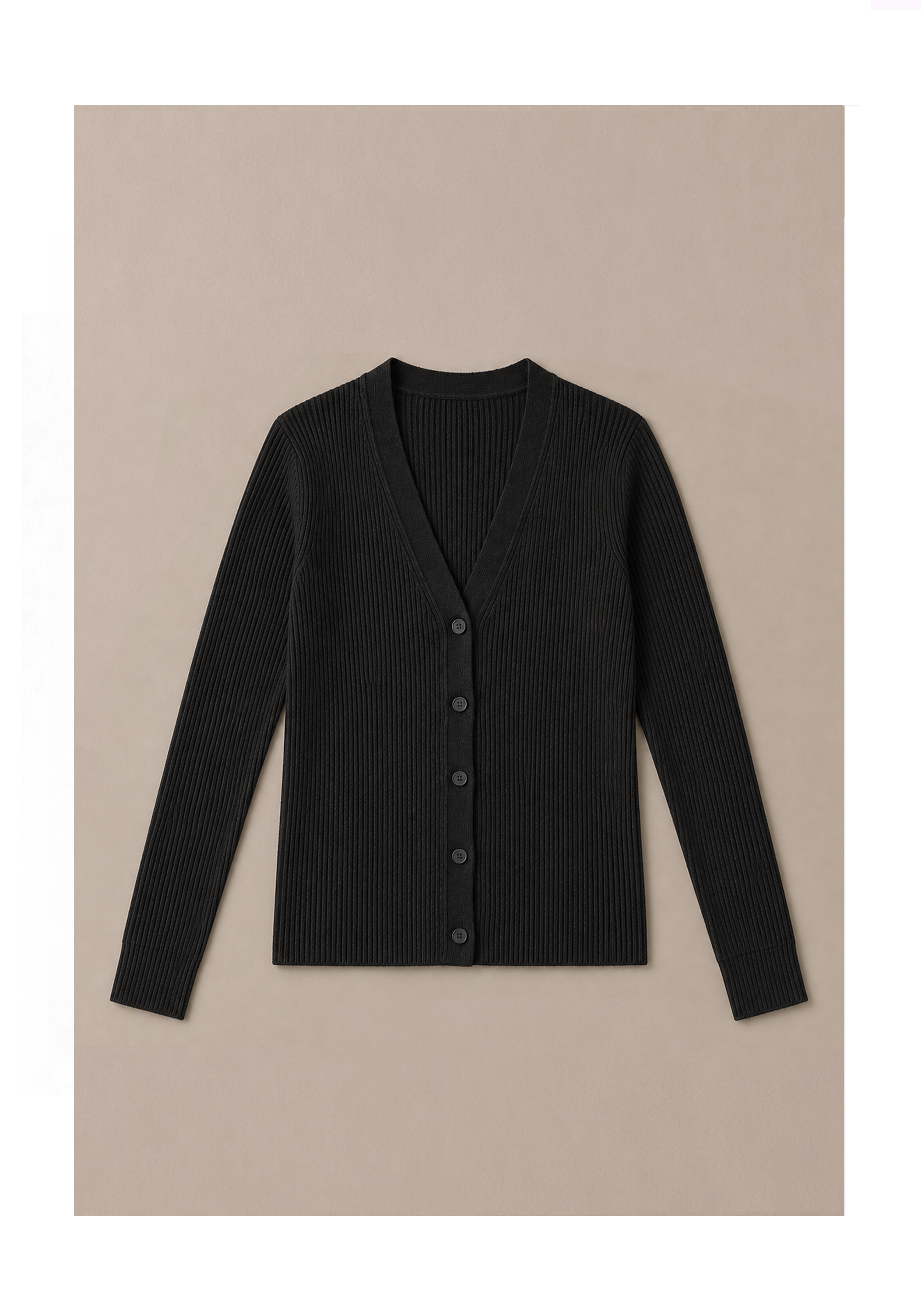 Linea V-Neck Cardigan Mysto Cashmere