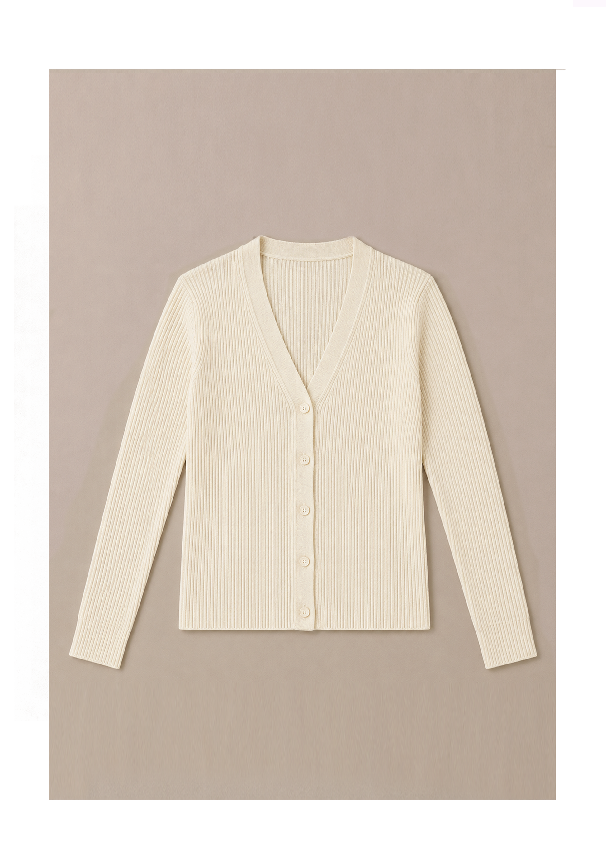 Linea V-Neck Cardigan Mysto Cashmere
