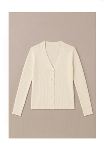 Linea V-Neck Cardigan Mysto Cashmere