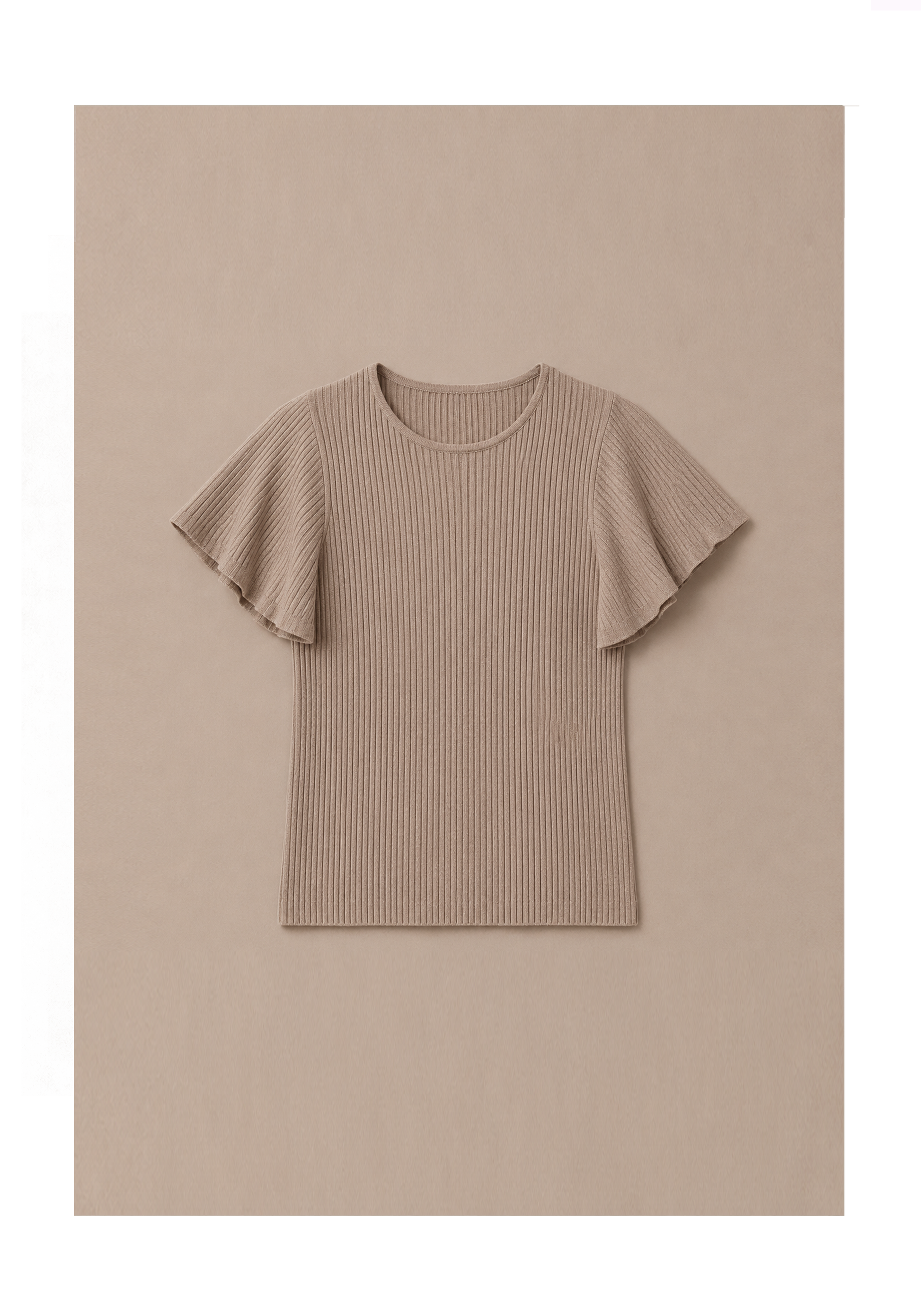 Linea Air Ruffle Top Mysto Cashmere