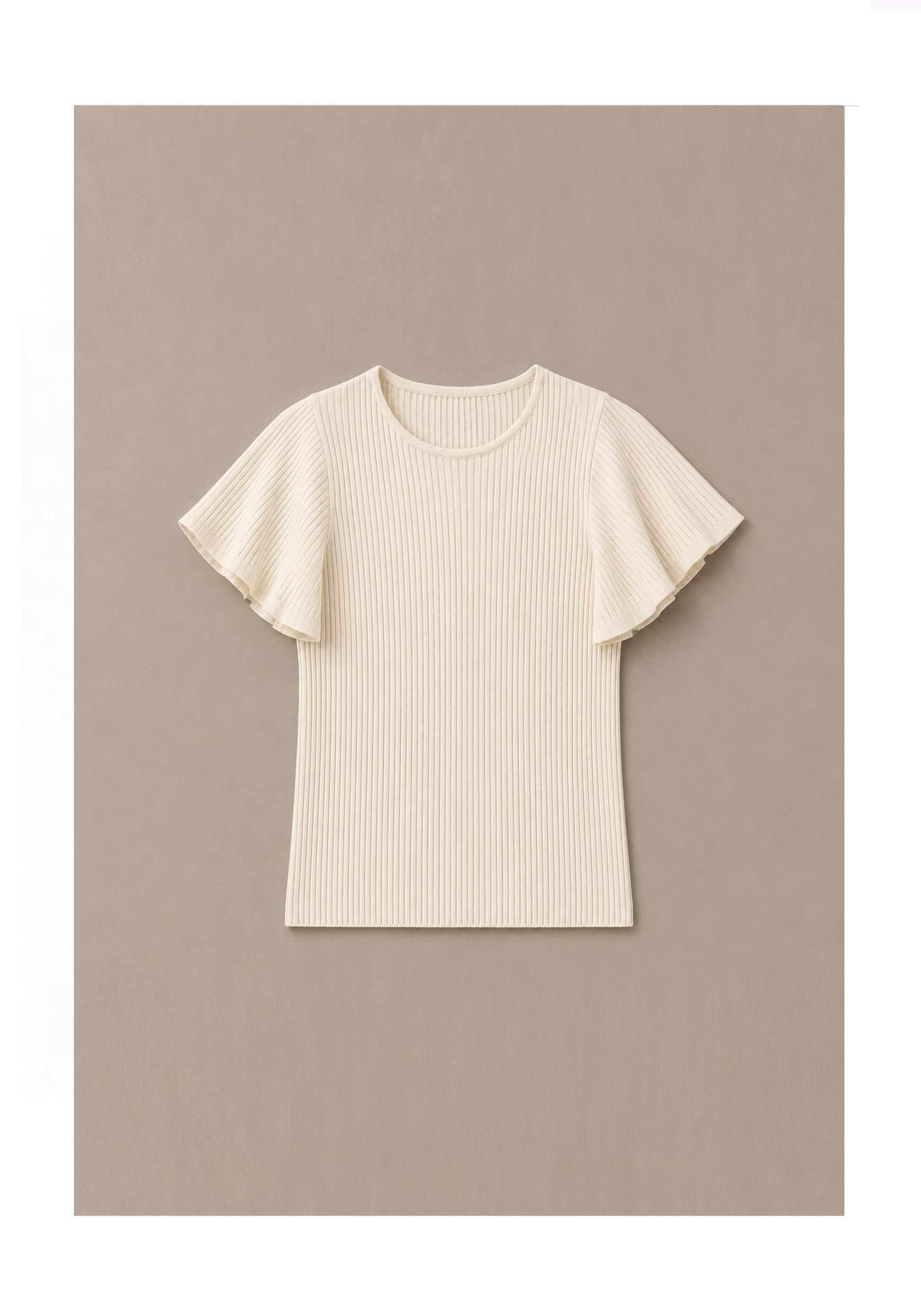 Linea Air Ruffle Top Mysto Cashmere