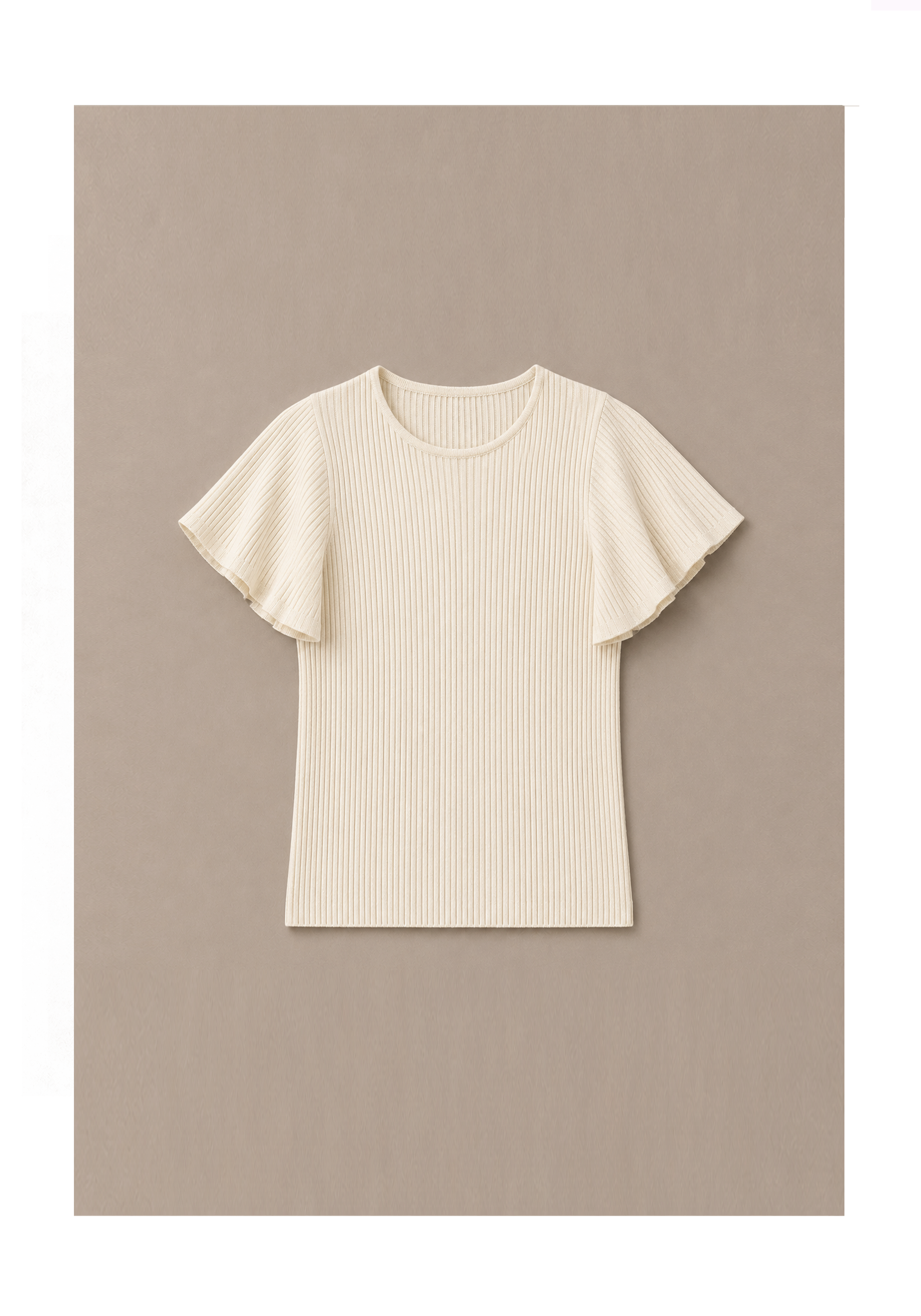 Linea Air Ruffle Top Mysto Cashmere