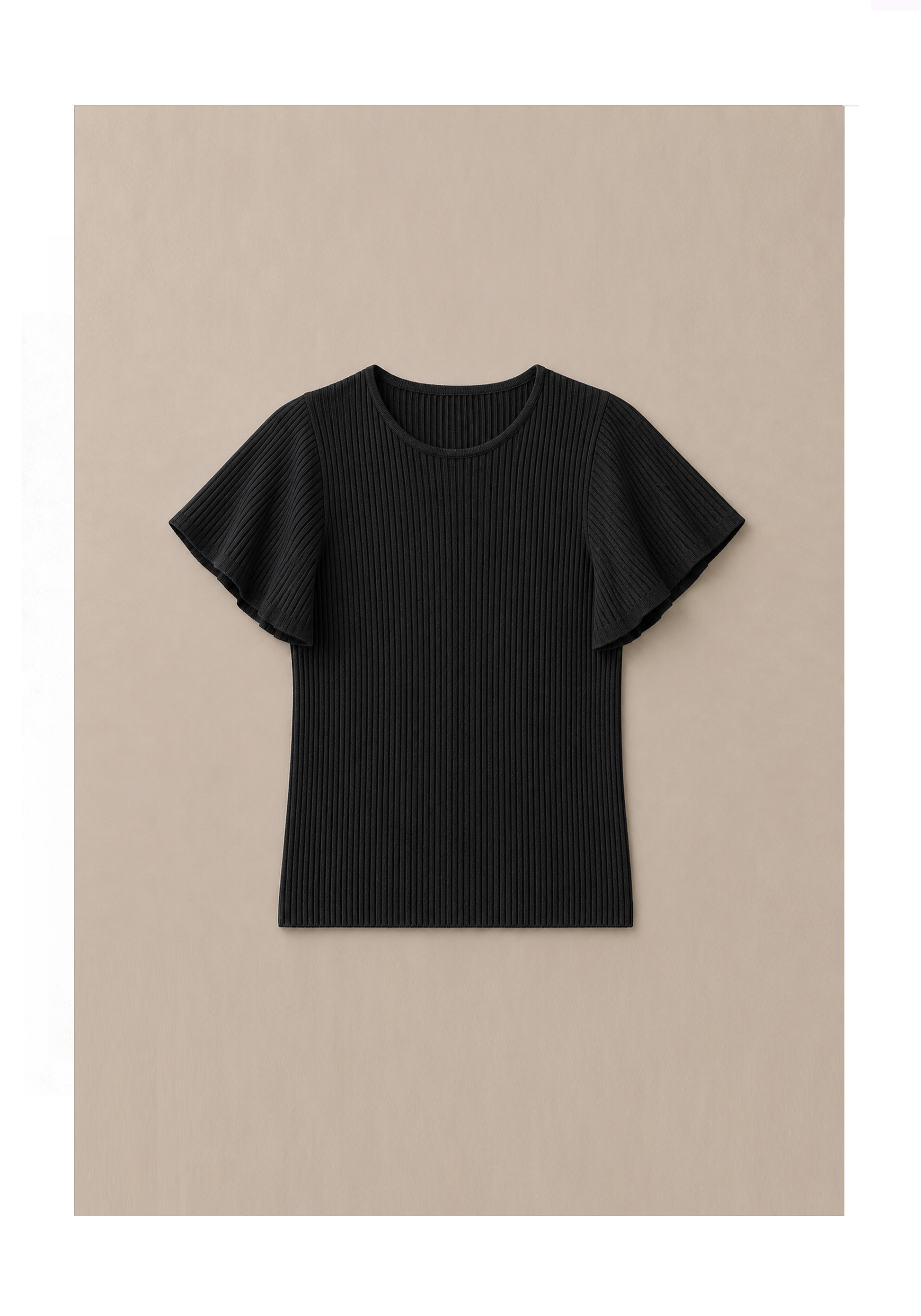 Linea Air Ruffle Top Mysto Cashmere