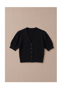 Linea Puff Sleeve Top Mysto Cashmere