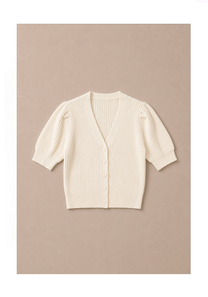Linea Puff Sleeve Top Mysto Cashmere