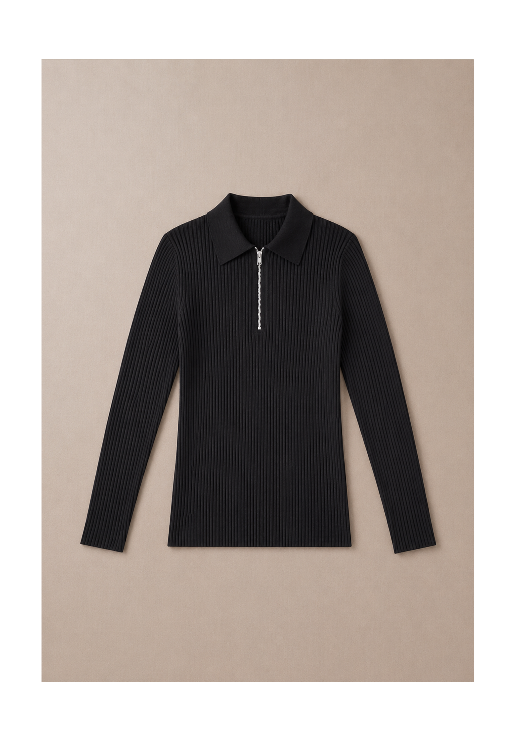 Mist Quater Zip Sweater Mysto Cashmere