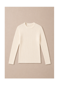 Linea Rib Sheer Top Mysto Cashmere