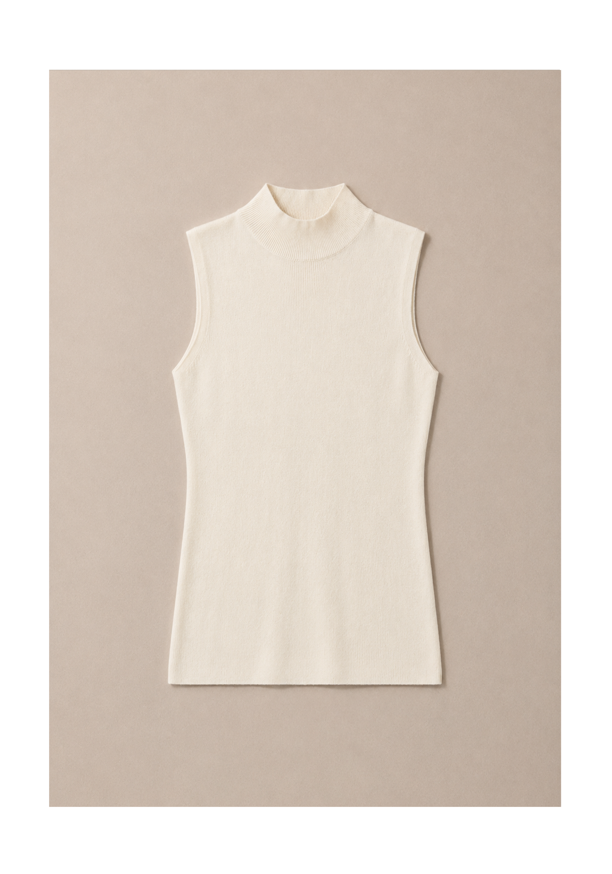 Linea Side-Slit Top Mysto Cashmere