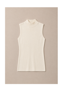 Linea Side-Slit Top Mysto Cashmere