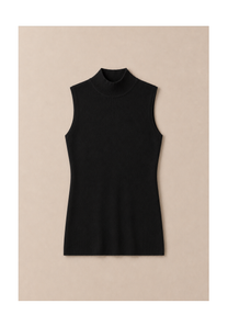 Linea Side-Slit Top Mysto Cashmere