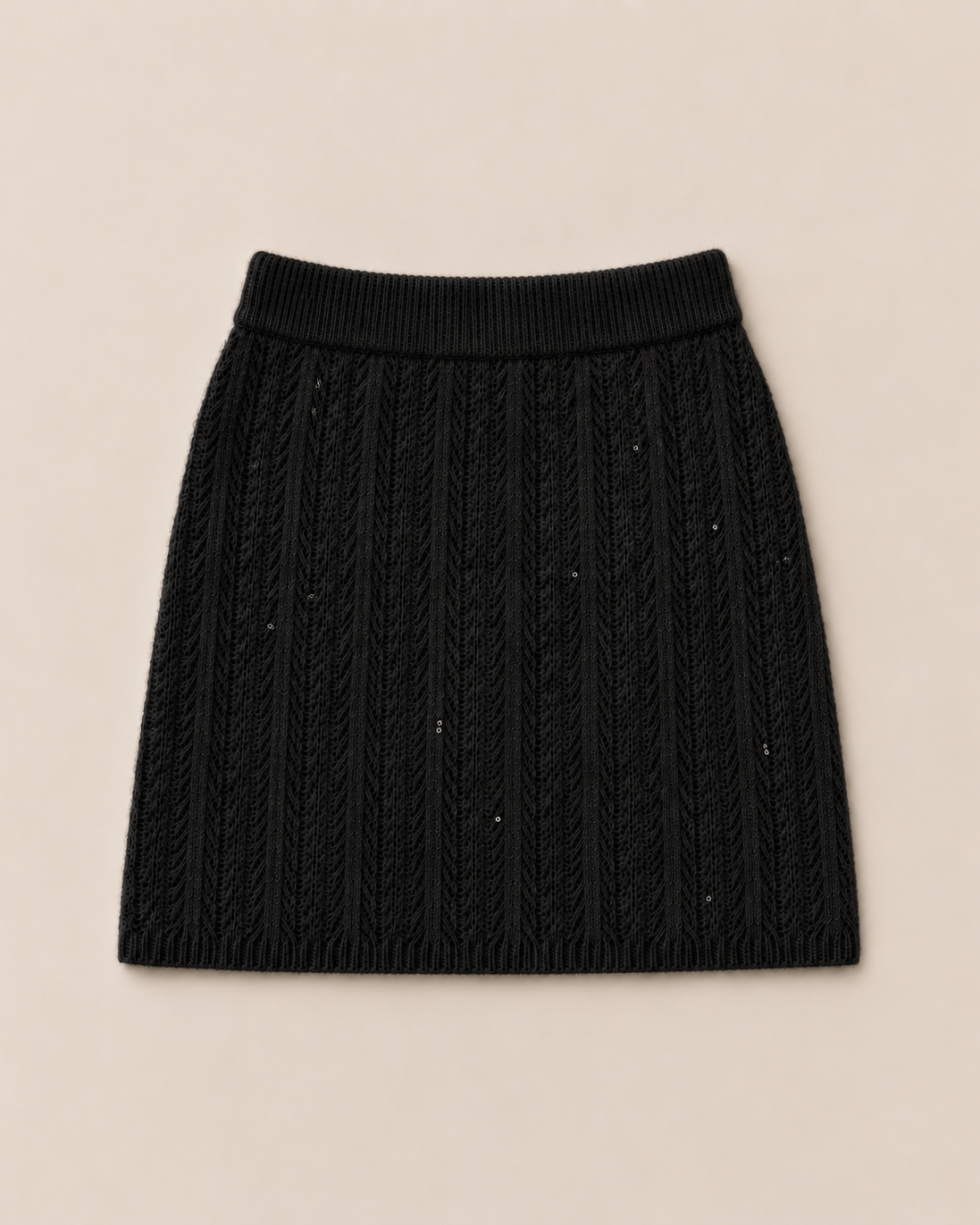 Cashmere Lace Knit Skirt, Mysto Cashmere