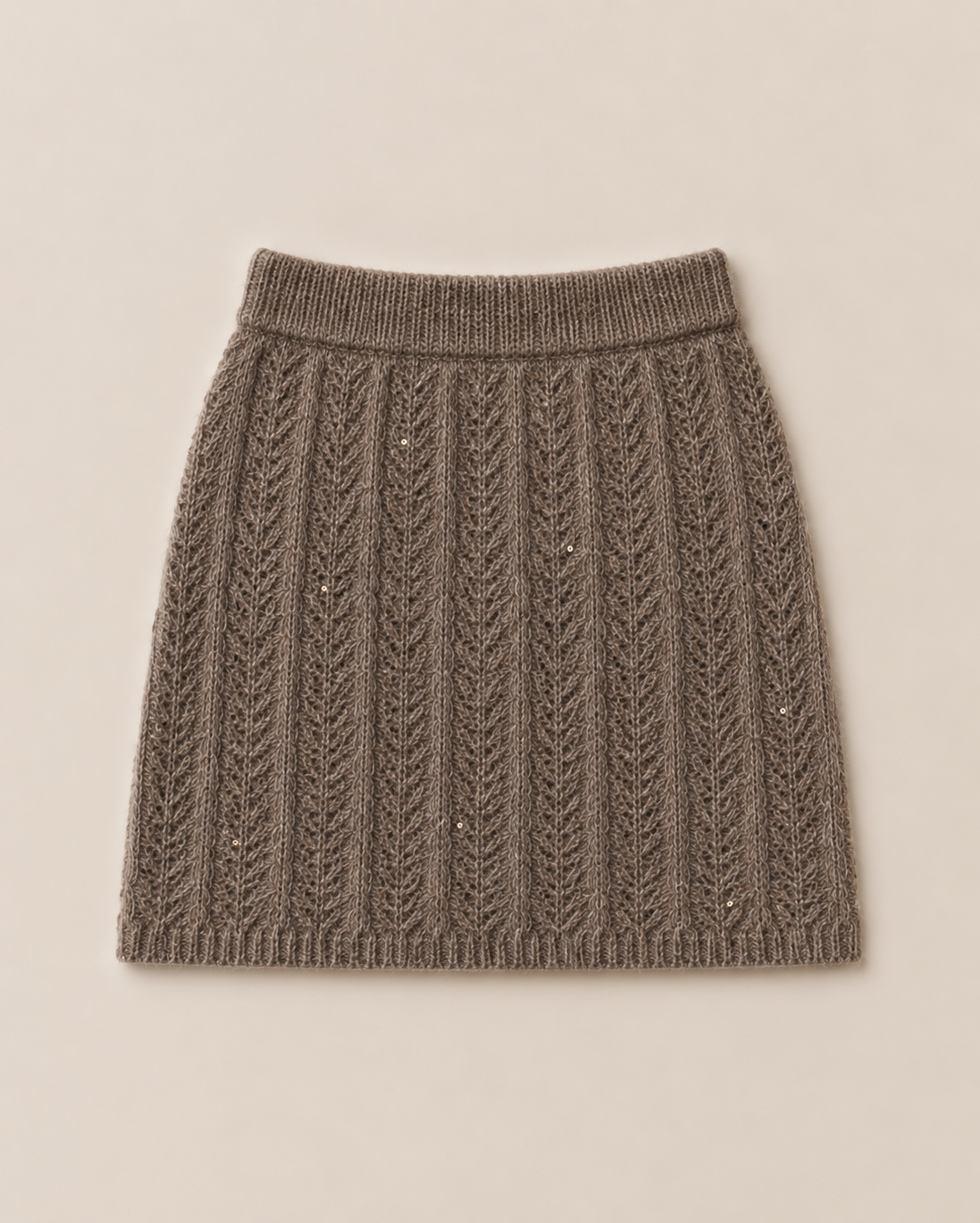 Cashmere Lace Knit Skirt, Mysto Cashmere