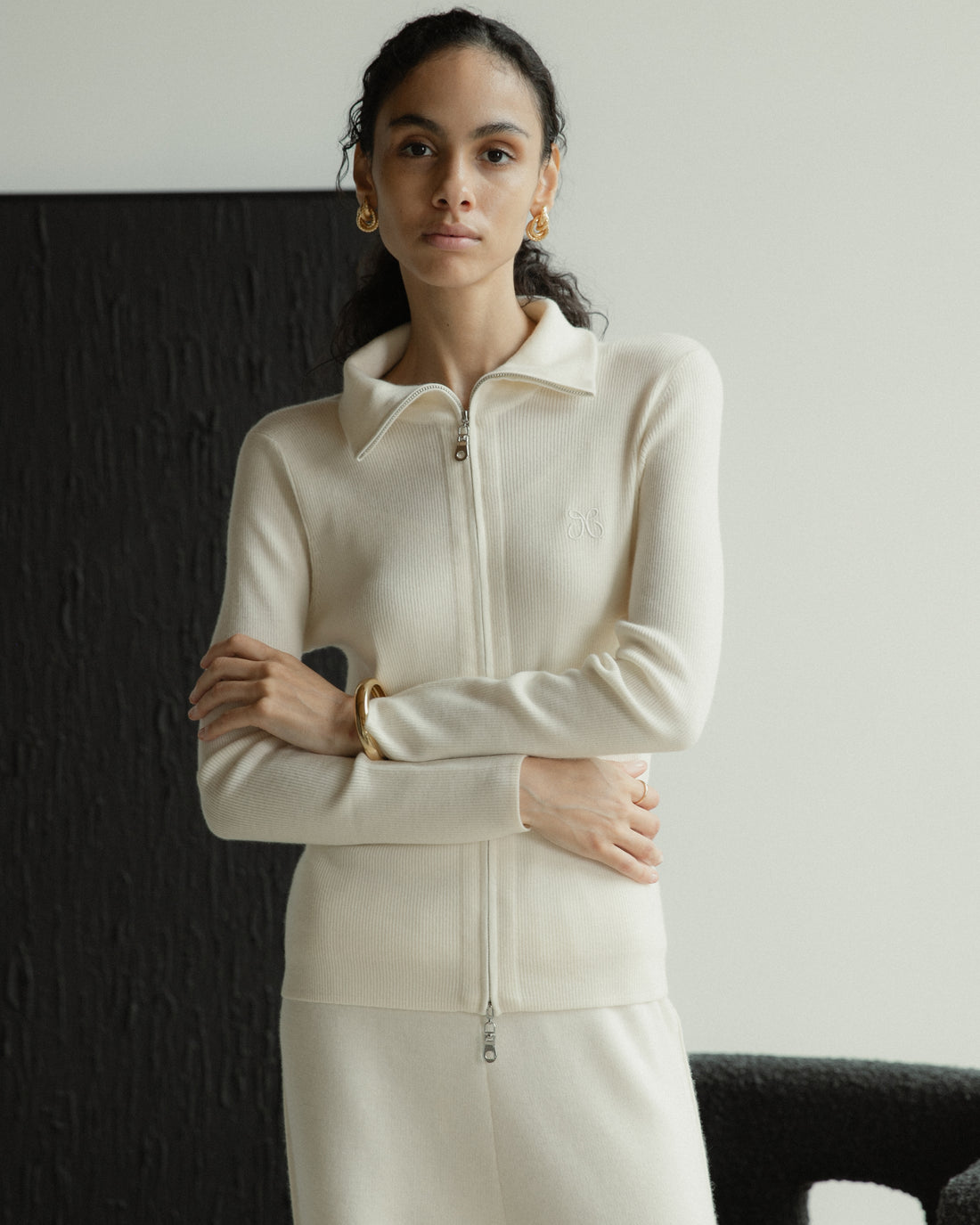 Form Dual Zip Jacket Mysto Cashmere
