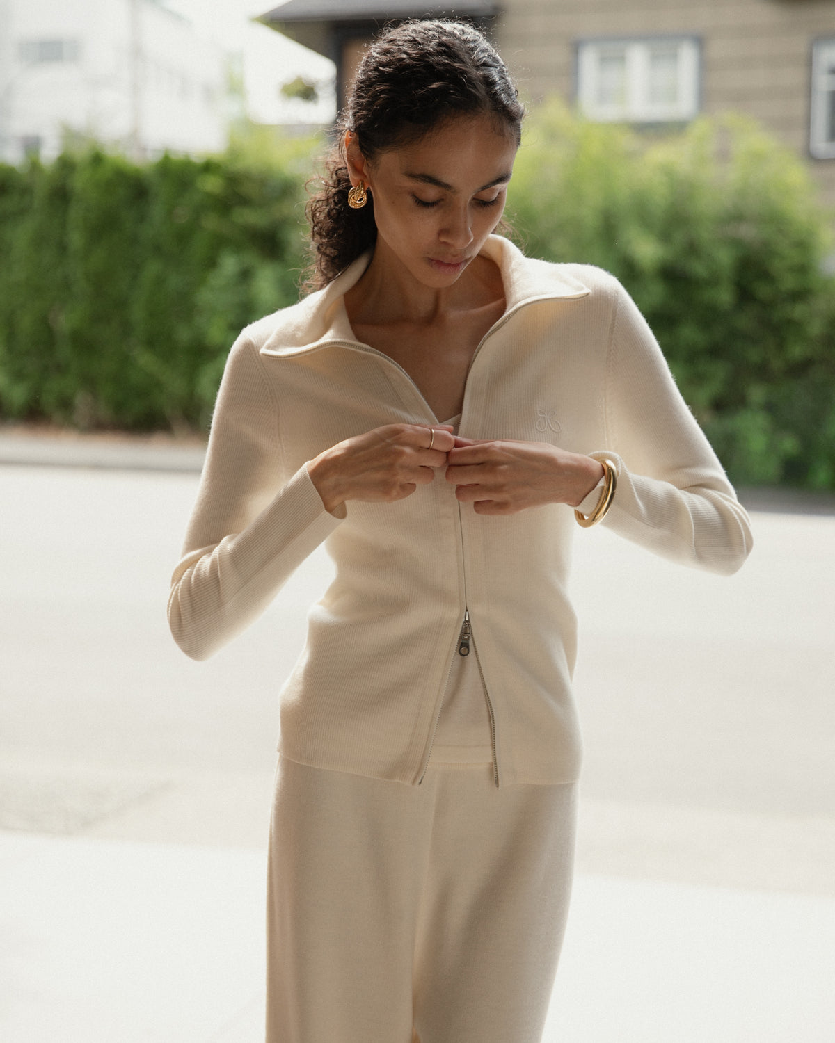 Form Dual Zip Jacket Mysto Cashmere