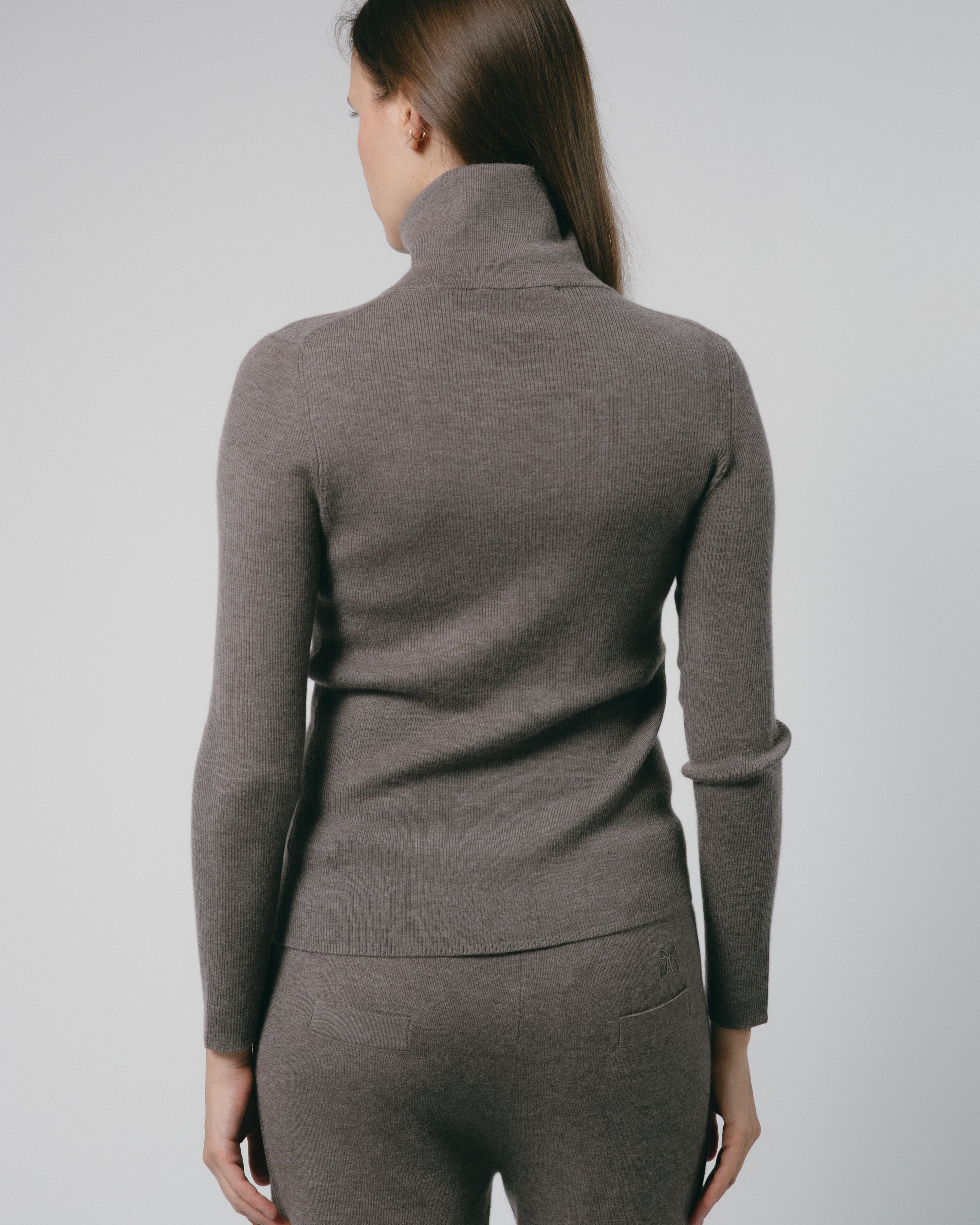 Mist Cashmere Dual Zip Jacket Mysto Cashmere