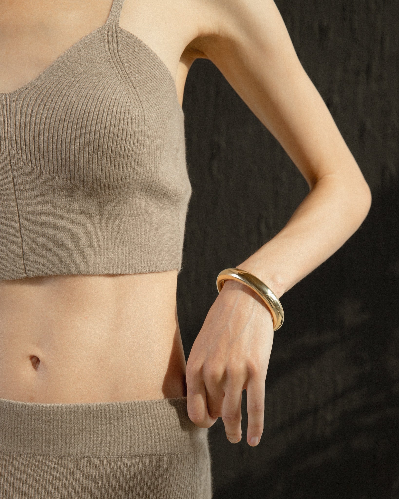 Linea Cropped Tank Mysto Cashmere
