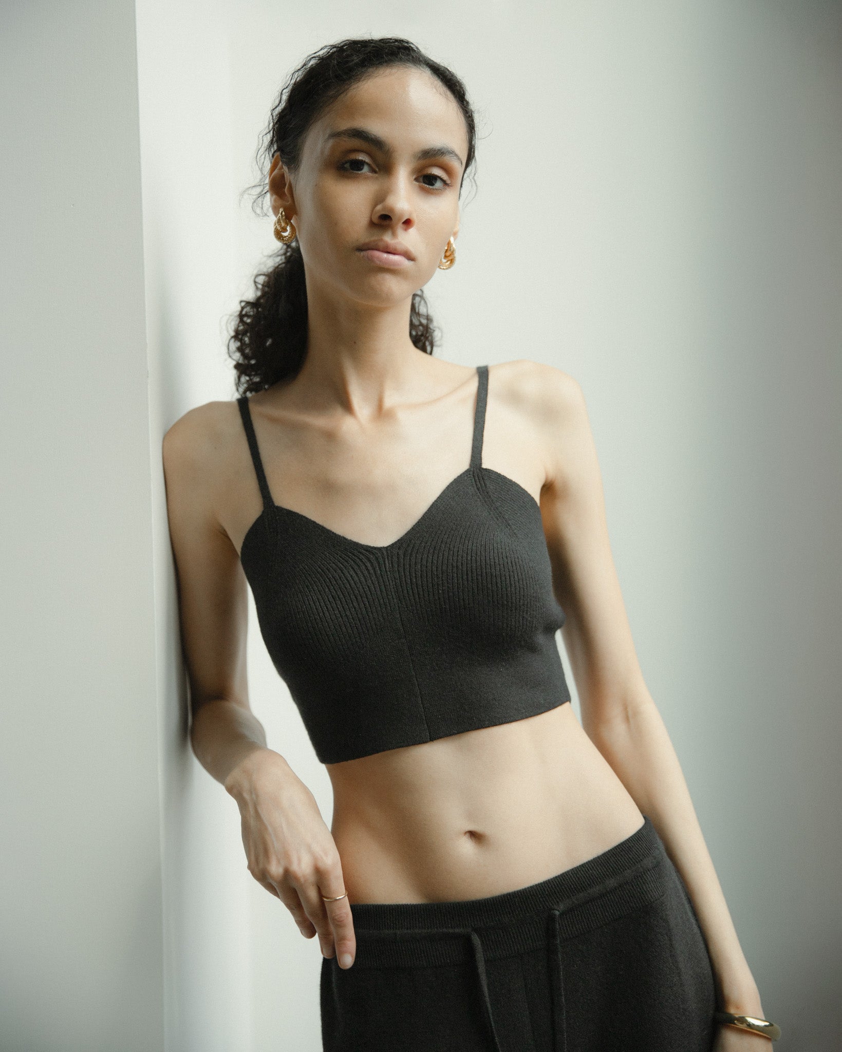 Linea Cropped Tank Mysto Cashmere