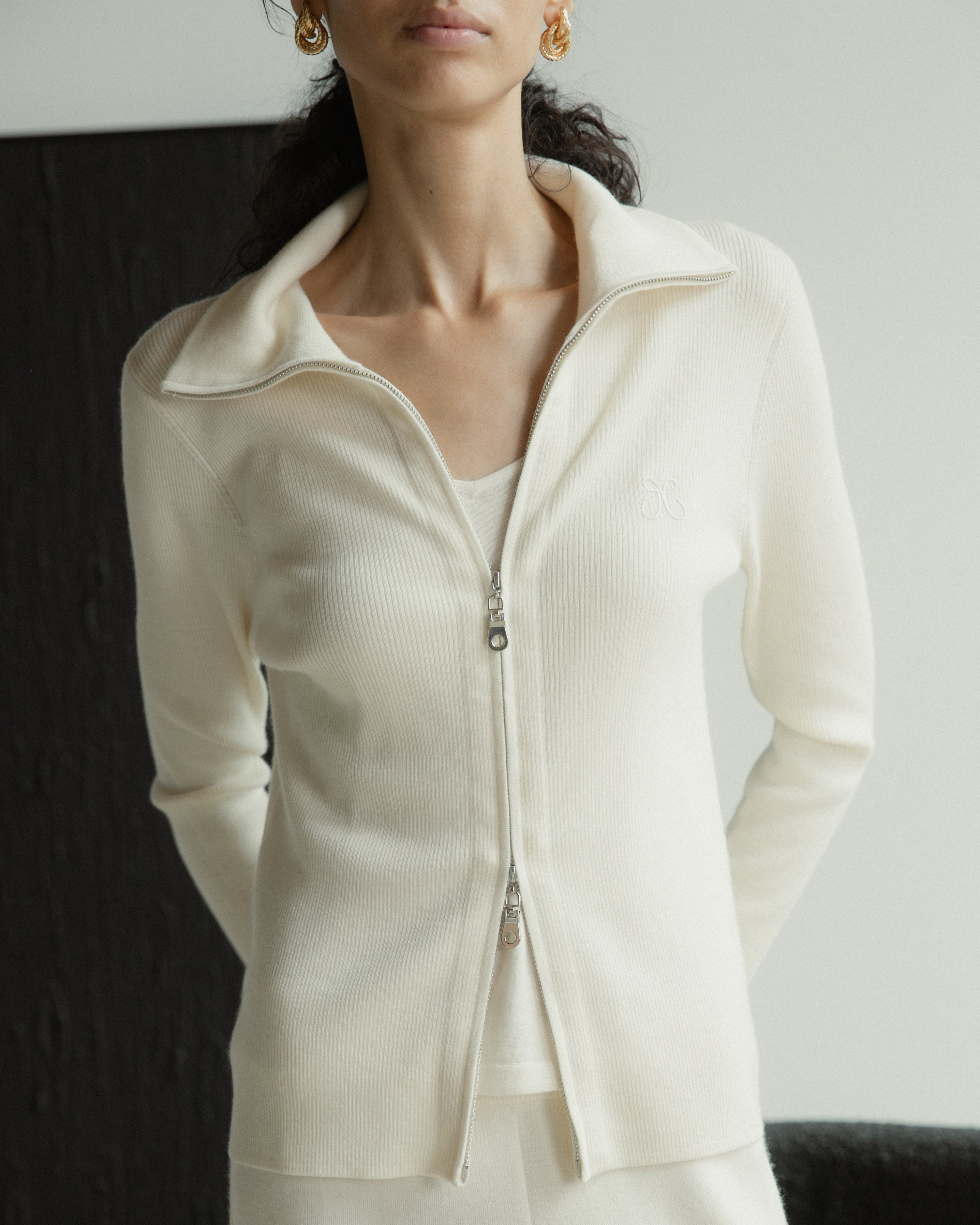 Form Dual Zip Jacket Mysto Cashmere